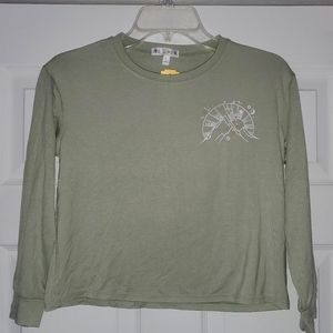 Love Glam Girl crop top tee girl Large nwt